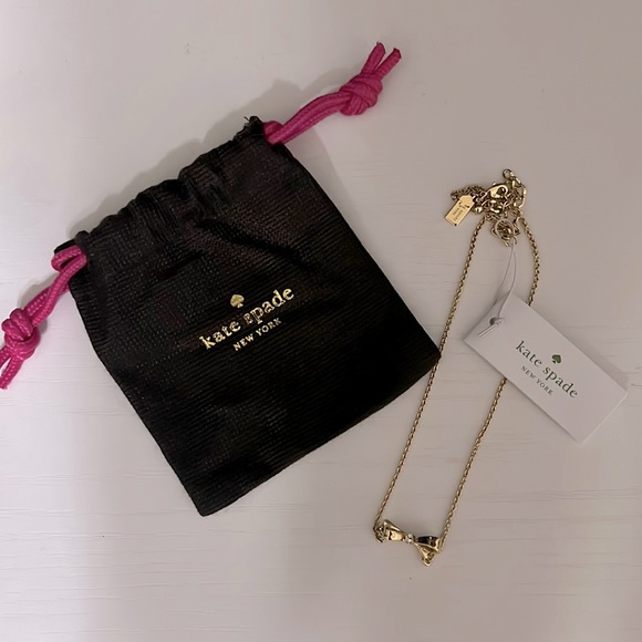 kate spade Jewelry - Authentic NWT Kate Spade Necklace - Love Notes Pave Mini Pendant